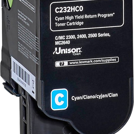Lexmark C232HC0 Cyan Toner