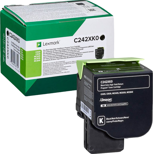 Lexmark C242XK0 Schwarz Toner