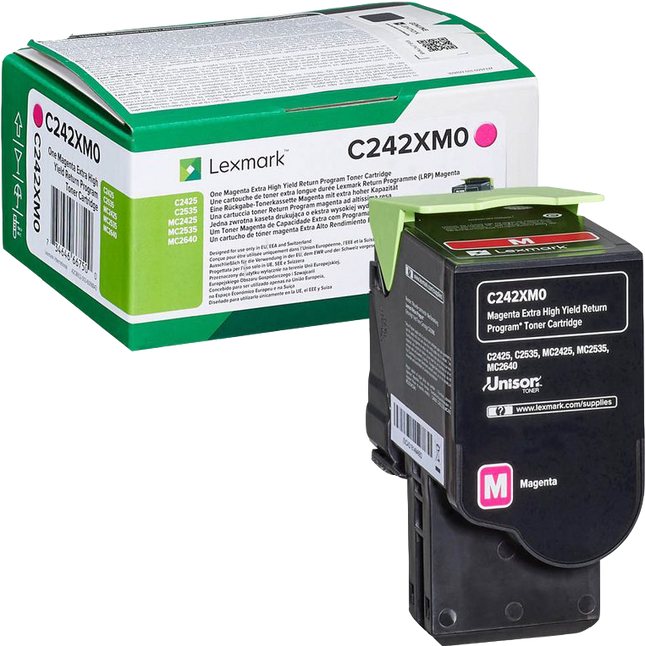 Lexmark C242XM0 Magenta Toner
