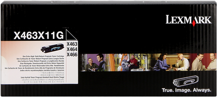 Lexmark X463X11G Schwarz Toner