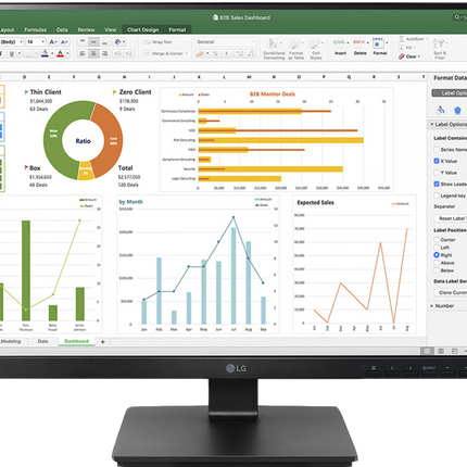 LG 27BN65Q-B Monitor Schwarz, 27" (Refurbished) Zustand: Sehr gut Schwarz