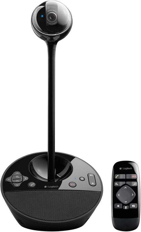 Logitech BCC950 Videokonferenz-Webcam mit Freisprecheinrichtung, HD Schwarz