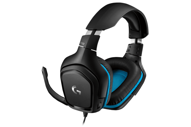 Logitech G432 Gaming-Headset Schwarz
