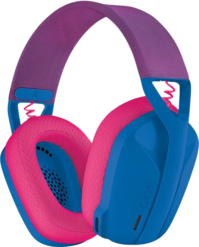 Logitech G435 Lightspeed Headset - Ohrumschließend Blau