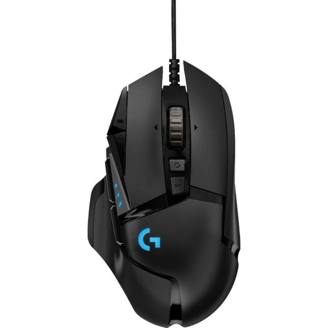 Logitech G502 Hero Maus Schwarz