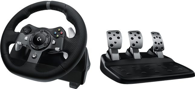 Logitech G920 Gaming Rennlenkrad mit Pedalen
