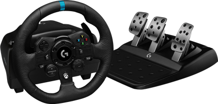 Logitech G923 Gaming Rennlenkrad mit Pedalen Schwarz