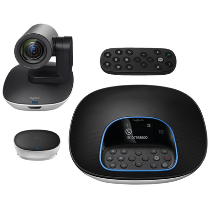Logitech Group Videokonferenzsystem Schwarz / Grau