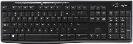 Logitech K270 Kabellose Tastatur Schwarz