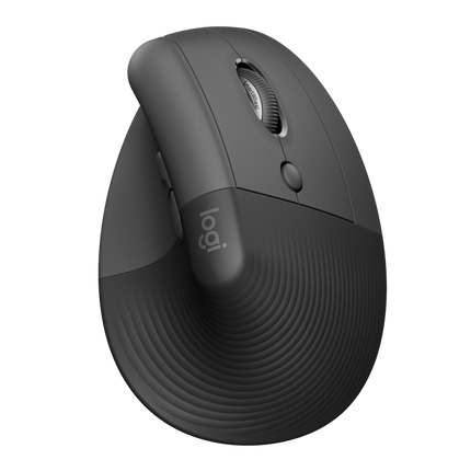 Logitech Lift Vertical for Business Kabellose Maus graphite