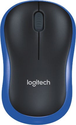 Logitech M185 Maus Blau