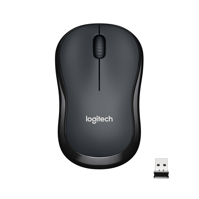 Logitech M220 Maus Silent Grau