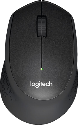 Logitech M330 Silent Plus Kabellose Maus Schwarz