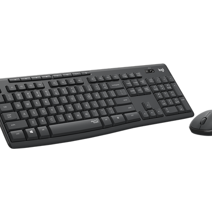 Logitech MK295 Silent kabelloses Tastatur-Maus-Set graphite