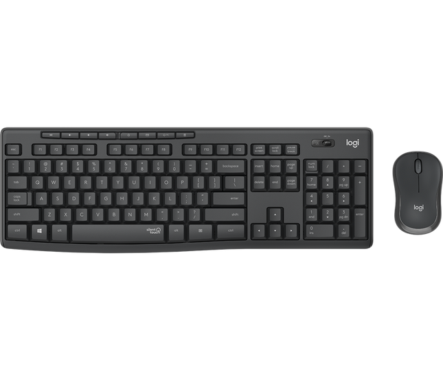 Logitech MK295 Tastatur Schwarz