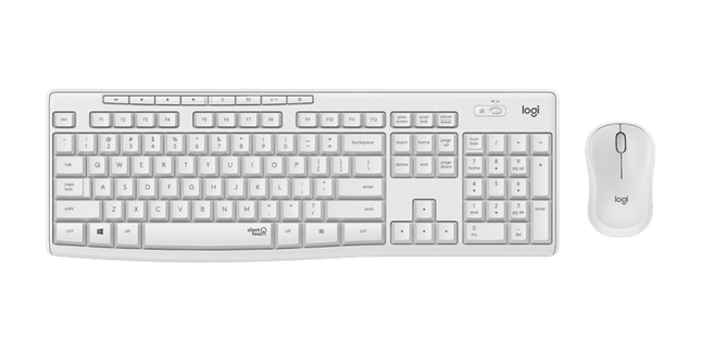Logitech MK295 Tastatur Weiss