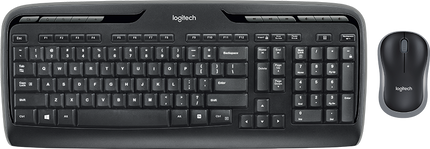 Logitech MK330 Tastatur und Maus Schwarz