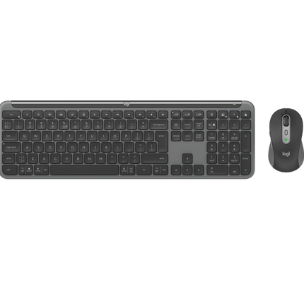 Logitech MK950 Signature Slim kabelloses Tastatur-Maus-Set graphite