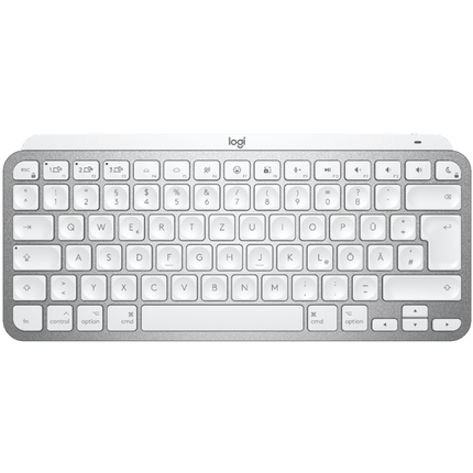 Logitech MX Keys Mini Tastatur für MAC Silber / Weiss