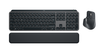 Logitech MX Keys S kabelloses Tastatur-Maus-Set graphite