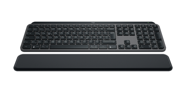 Logitech MX Keys S Wireless Tastatur mit Handgelenkauflage graphite