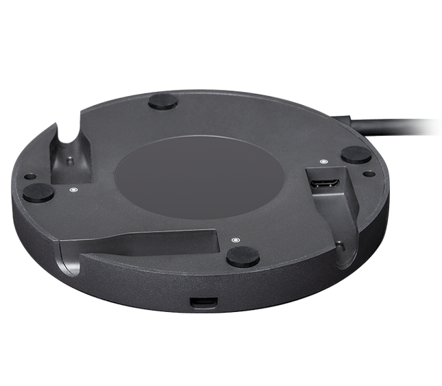 Logitech Rally Mic Pod Hub Schwarz