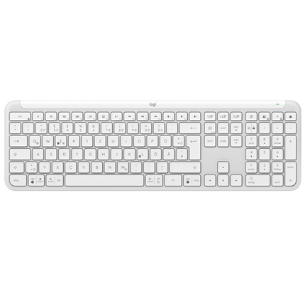 Logitech Signature Slim kabellose K950 Tastatur Weiss