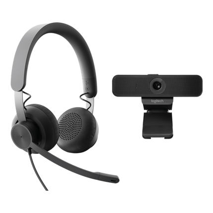 Logitech Wired Personal Video Collaboration Teams Kit Schwarz