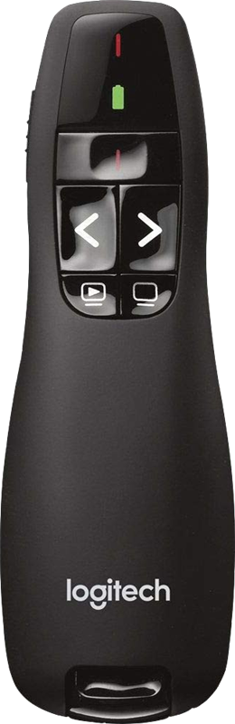 Logitech Wireless Presenter R400 mit Laserpointer Schwarz
