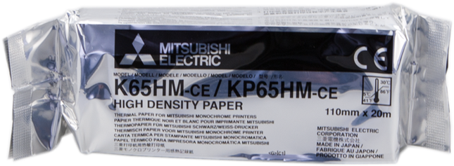 Mitsubishi Thermopapierrolle KP65HM-CE Weiss
