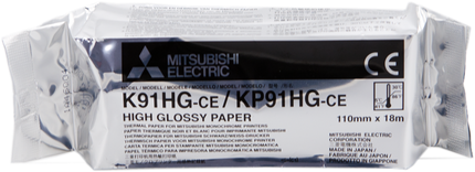 Mitsubishi Thermopapierrolle KP91HG-CE Weiss