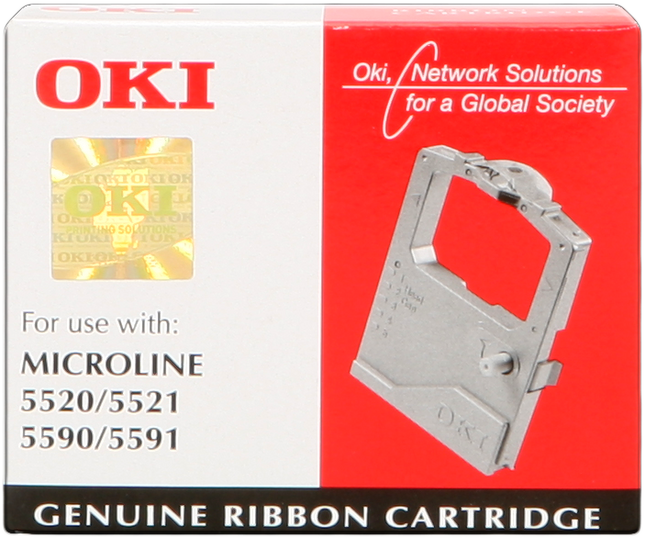 OKI 01126301 Schwarz Farbband 5520/5521