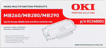 OKI 01240001 Schwarz Toner