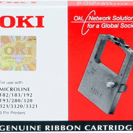 OKI 09002303 Schwarz Farbband 182/3321