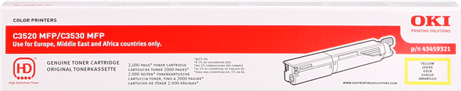 OKI 43459321 Gelb Toner