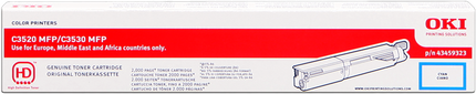 OKI 43459323 Cyan Toner