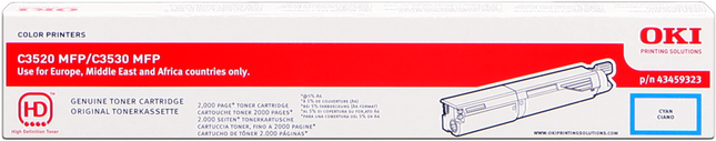 OKI 43459323 Cyan Toner
