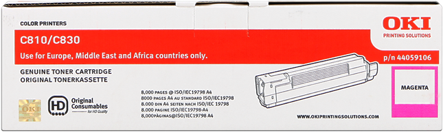 OKI 44059106 Magenta Toner