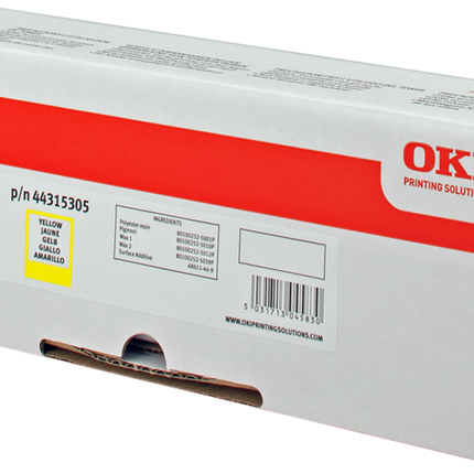 OKI 44315305 Gelb Toner