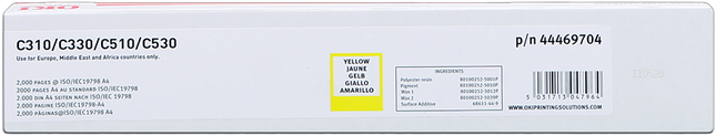 OKI 44469704 Gelb Toner