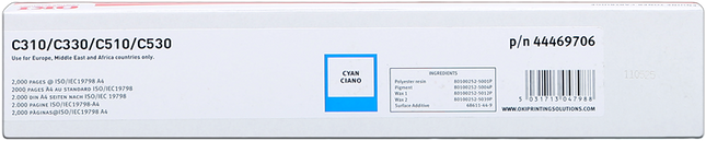OKI 44469706 Cyan Toner