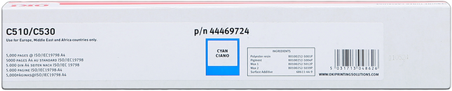 OKI 44469724 Cyan Toner