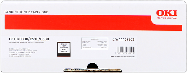 OKI 44469803 Schwarz Toner
