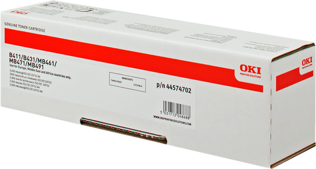 OKI 44574702 Schwarz Toner