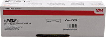 OKI 44574802 Schwarz Toner