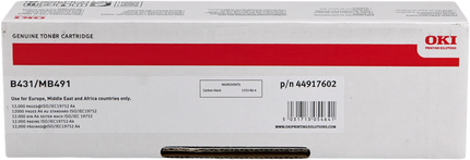 OKI 44917602 Schwarz Toner