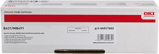 OKI 44917602 Schwarz Toner