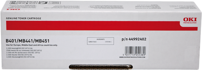 OKI 44992402 Schwarz Toner