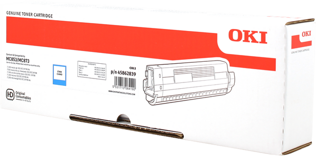 OKI 45862839 Cyan Toner