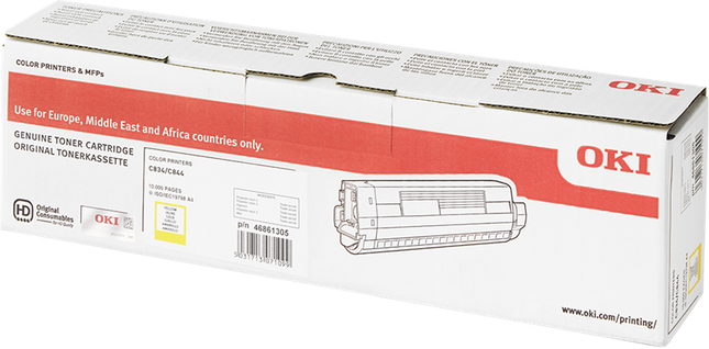 OKI 46861305 Gelb Toner